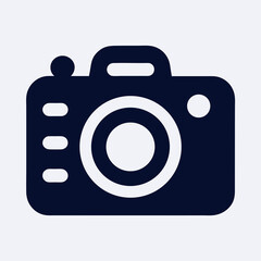Camera Icon Vector Illustration Photography Lens Shutter Technology Modern Design