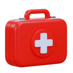 First Aid Kit on Transparent Background


