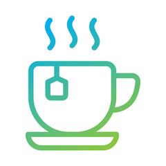 Obraz premium A hot beverage cup representing coffee, tea, or a break.