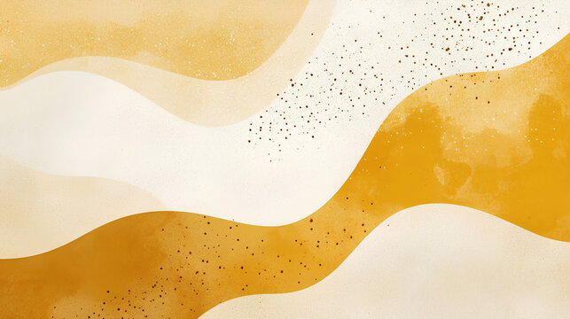 Mustard Yellow, Warm Beige grainy banner background color gradient abstract poster header cover backdrop design. Dynamic grainy glow with bold grainy texture transitions 