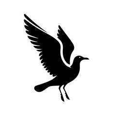 Fototapeta premium seagull silhouette , seagull vector