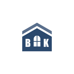 Modern Home Improvement Logo Design with Roof Icon