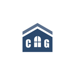 Modern Home Improvement Logo Design with Roof Icon