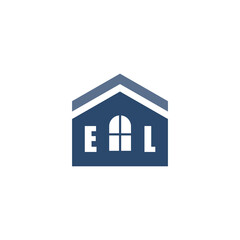 Modern Home Improvement Logo Design with Roof Icon