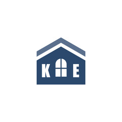 Modern Home Improvement Logo Design with Roof Icon