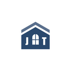 Modern Home Improvement Logo Design with Roof Icon