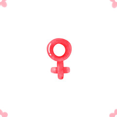 Female menstruation period. female hygiene seamless pattern in watercolor