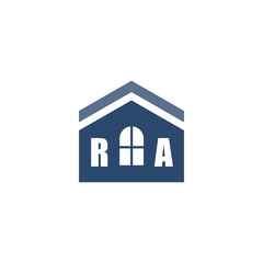 Modern Home Improvement Logo Design with Roof Icon