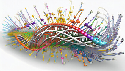 003-052-083-CRISPR gene-editing for rare diseases.. isolate with white background 67748