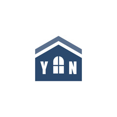 Modern Home Improvement Logo Design with Roof Icon