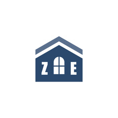 Modern Home Improvement Logo Design with Roof Icon