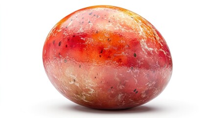 Obraz premium Vibrant and Textured Mango A Delicious Tropical Fruit Ready for Culinary This close up image showcases the rich colors bumpy texture and enticing appearance of a ripe juicy mango