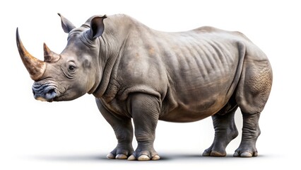 Obraz premium Black Rhinoceros Photography: Stunning Close-Up Images of Diceros Bicornis in the Wild