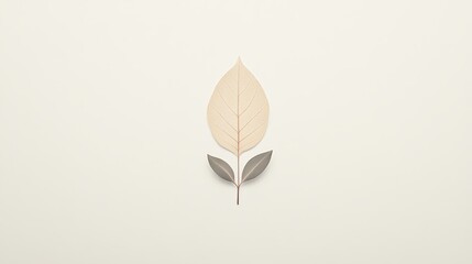 Captivating nature study hyperrealistic vertical leaf arrangement studio photography minimalist close-up high fidelity