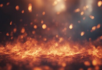 Naklejka premium abstract background fire orange paint textured wallpaper effect burn texture motion hot fog ember flying dark creativity fuel colours flash light design inferno yellow pattern smoke heat illustration