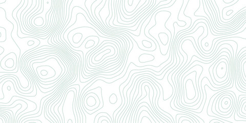 Abstract gold topographic lines on a green background. Golden line waves topographical design. Geographic mountain contours Vector Illustration.