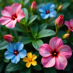 Vibrant blooms of various plants filling the air with sweet fragrance, blooming, plants, daisy