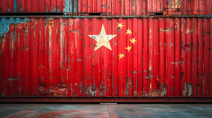 Contenedor de mercancía china