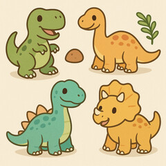 sticker dinosaur