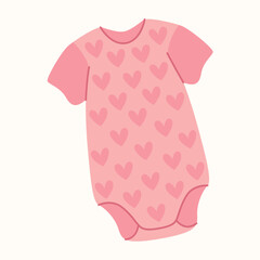 Cute Body for kids. Vector illustration in cartoon style. For boys and girls.
