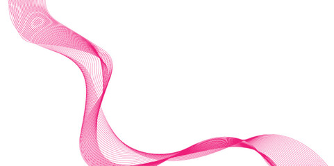 abstract line is isolated on white background,  Digital energy waves technology background, geometric abstract modern rippling flowing curved and soft color gradient wave lines background.