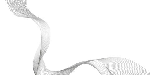 abstract line is isolated on white background,  Digital energy waves technology background, geometric abstract modern rippling flowing curved and soft color gradient wave lines background.