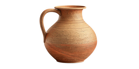 Rustic Clay Jug Isolated on Transparent Background &ndash; Traditional Earthenware Pottery
Antique Terracotta Clay Water Jug &ndash; PNG Isolated Vintage Pottery Vessel