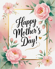 Celebrate Mother's Day with this timeless and elegant floral art.