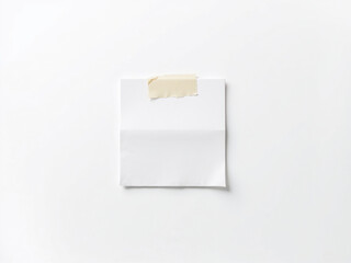 Blank Square Note Attached