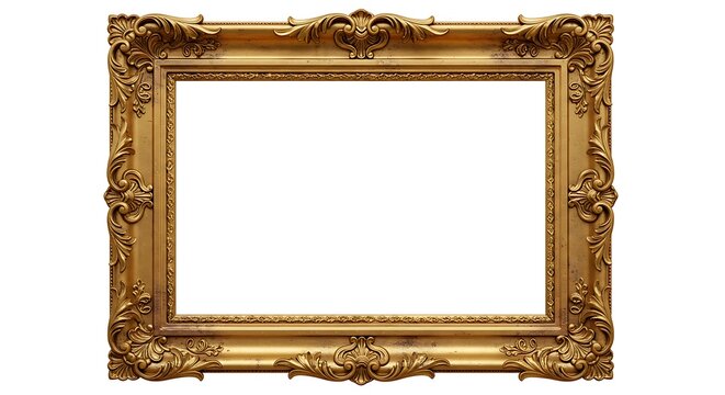 Naklejki Gilded Elegance: Awaiting its Masterpiece AI Generated