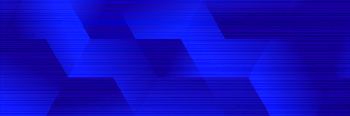Obraz premium Abstract pattern blue shape technology design background.
