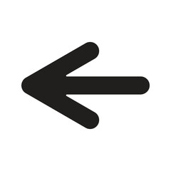 Direct left icon with clean, minimal style. Perfect for navigation, UI/UX design, maps, and direction guides. High-quality vector, fully scalable and easy to customize.