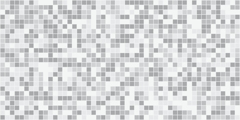 Abstract Background of Gray Pixel Mosaic