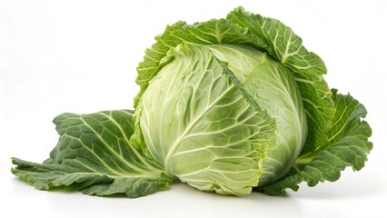 Obraz premium cabbage isolated on white background