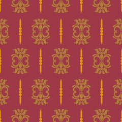 seamless pattern with floral pattern