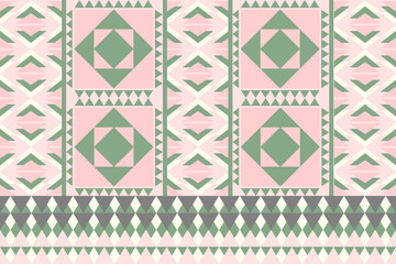 Obraz premium Seamless Ethnic Pattern Texture. Navajo Geometric Print, Rustic Decorative 