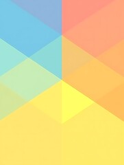 Geometric pastel background with soft blended triangle gradients pattern