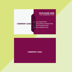 corporate business card.