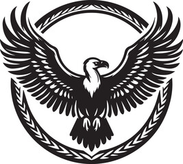 Obraz premium Andean Condor illustration, Andean Condor silhouette vector isolated on white background