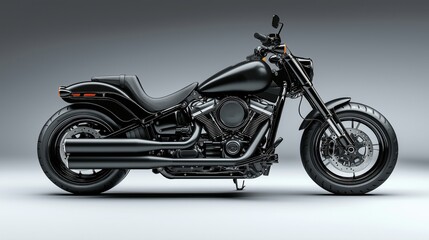 Obraz premium a black sport motorcycle