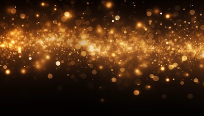 Obraz premium golden christmas lights