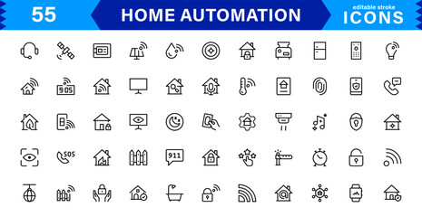 Home Automation Projects with Sleek and Modern Icons. Includes Everything You Need for Smart Homes, Device Control, and Automation Solutions.