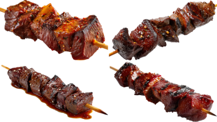Grilled Beef Heart Anticuchos