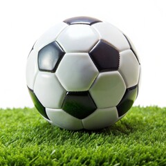 Obraz premium soccer ball on green grass