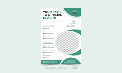 Medical Business Flyer Template Design
