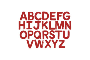 CrimsonBrush - Distressed Brush Font Vector