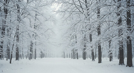 Winter's Silent Embrace AI Generated