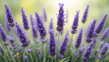 Obraz premium Lavender blooming flowers nature park photography outdoor close-up serenity