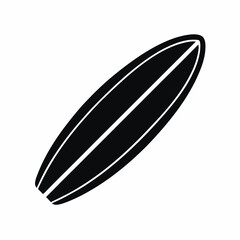 surfboard icon silhouette vector illustration