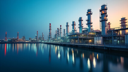 Maximizing Crude Oil Refining Efficiency: Advanced Technologies and Processes for Enhanced Product Yield in Refineries - A Comprehensive Overview with Photo Stock Concept